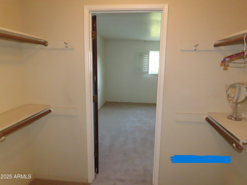 walkthru closet