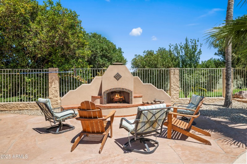 Kiva outdoor real wood fireplace