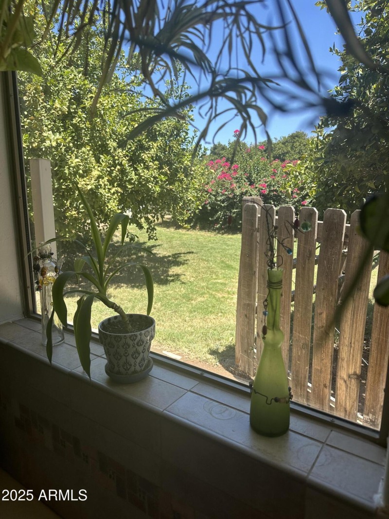 View from master bathroom