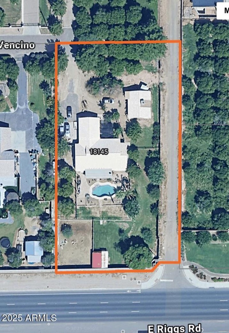 18145 E Vencino St Aerial view