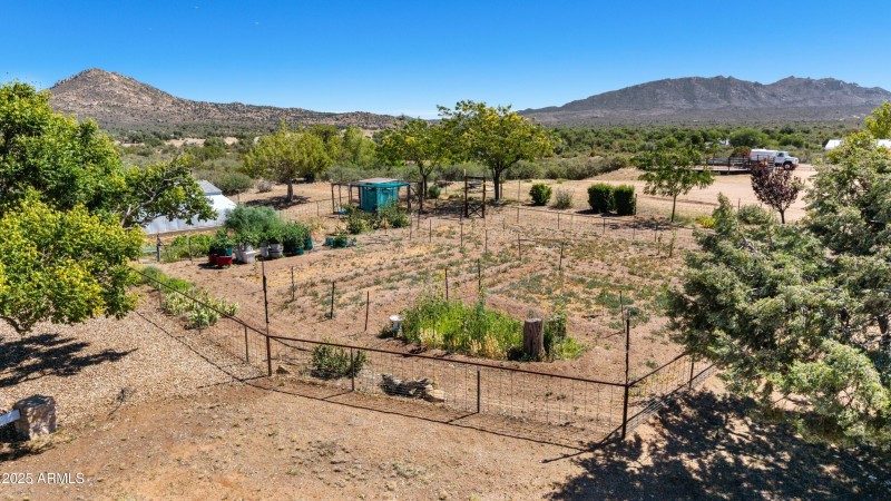 Aerial View Garden