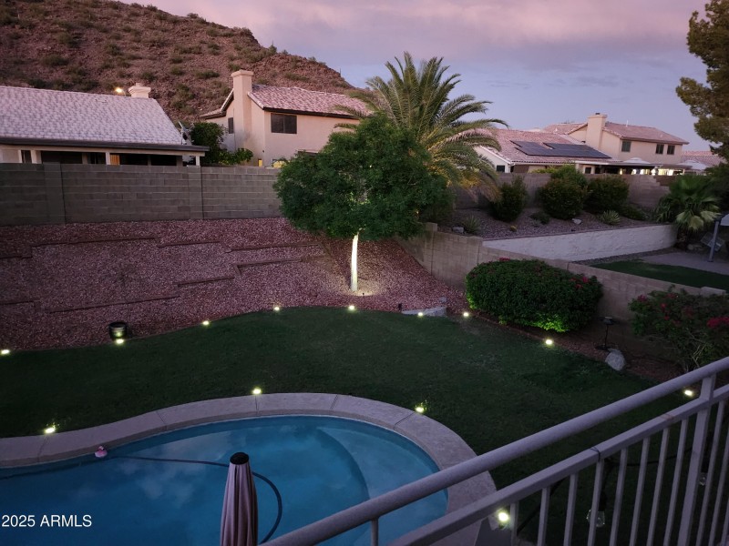 Balcony at Sunset