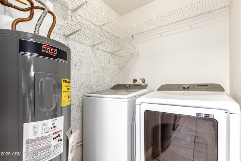 Inside Laundry room