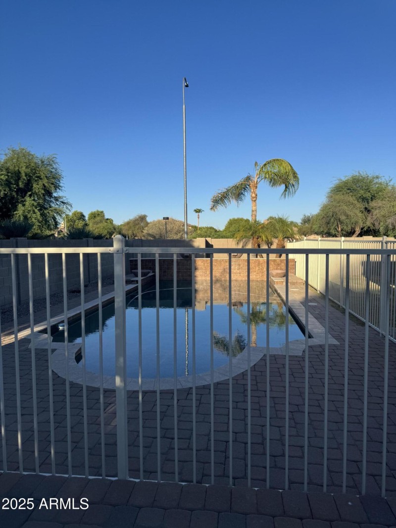 Pool with Fence