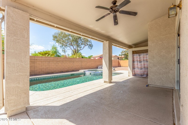 Nice covered patio
