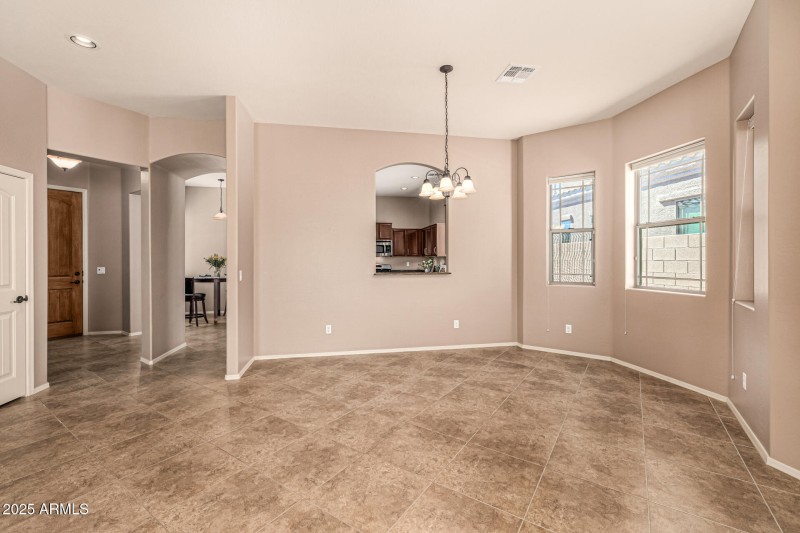Formal dining area