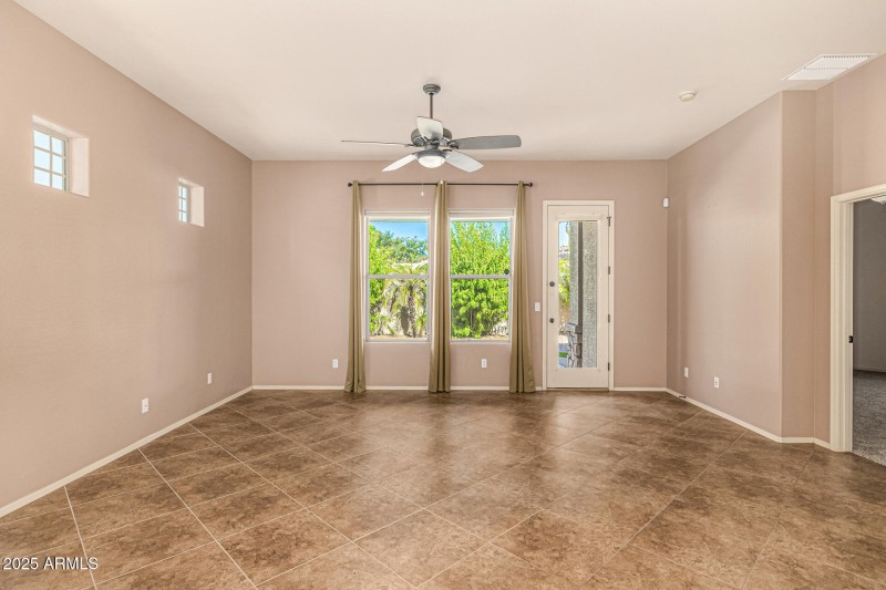 Exit to backyard