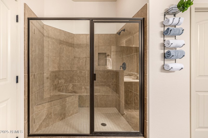 Walk in shower