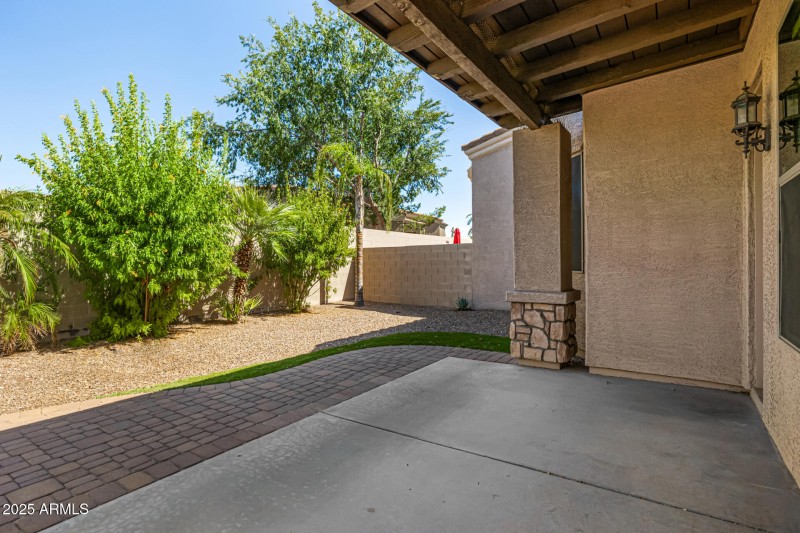 Covered patio