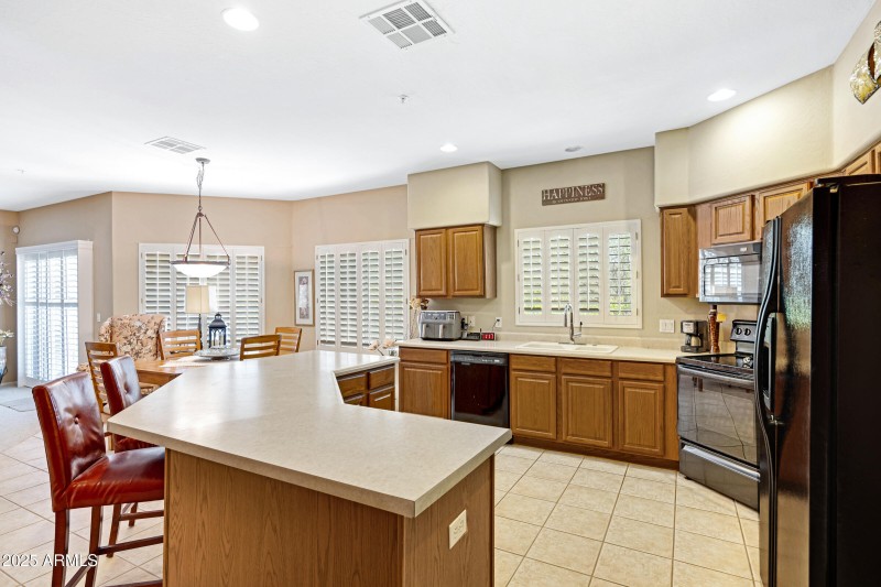 Spacious kitchen