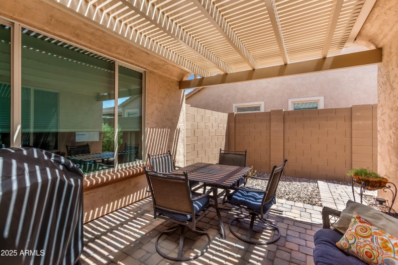 Side courtyard