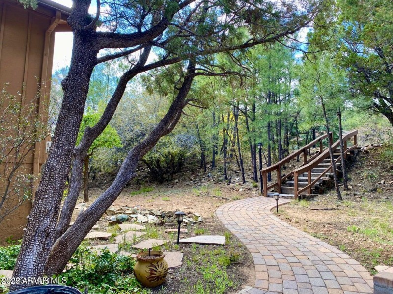 A Front side walk