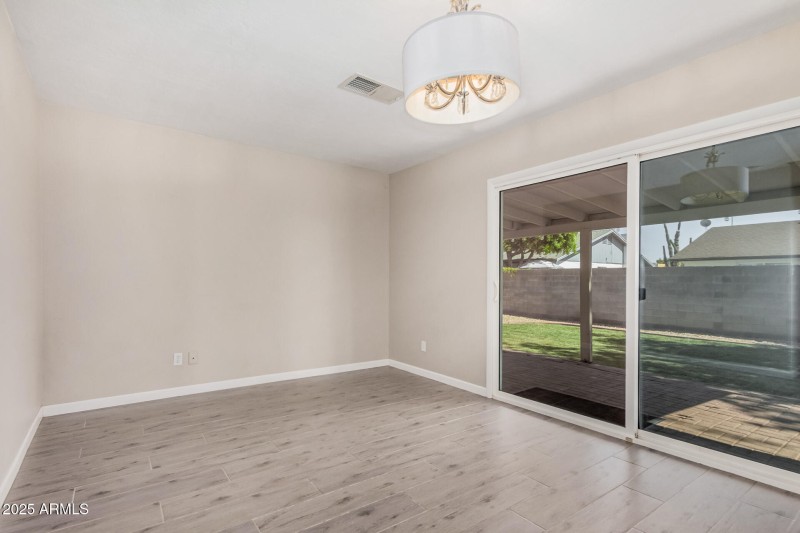 Large Sliding Door To Backyard