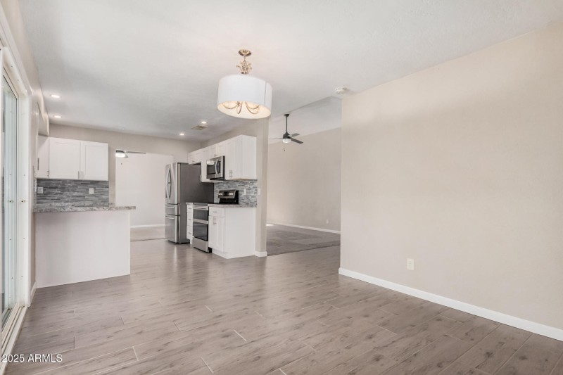 Family Room Opens to Kitchen