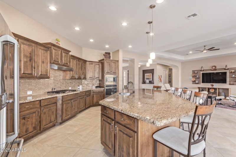 Lots of upgraded alder cabinetry