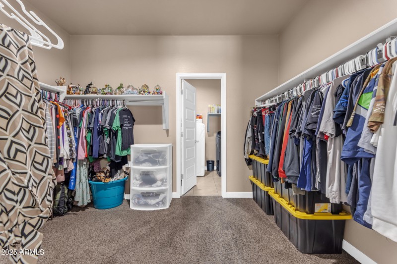 Large Primary Walk-in Closet