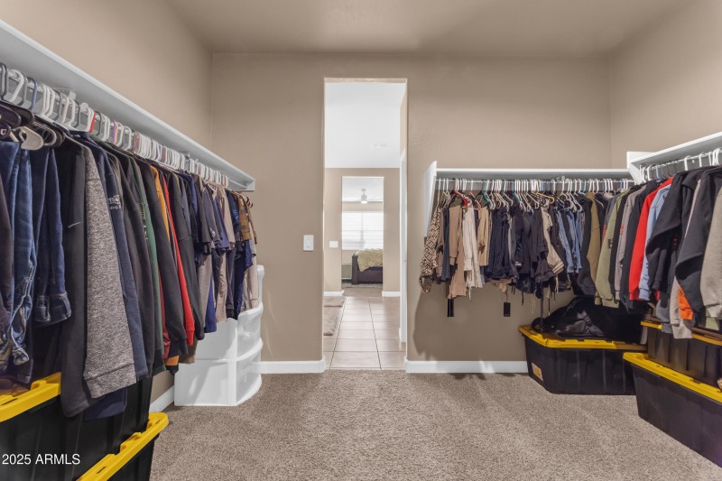 Large Primary Walk-in Closet