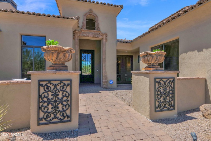 courtyard entry