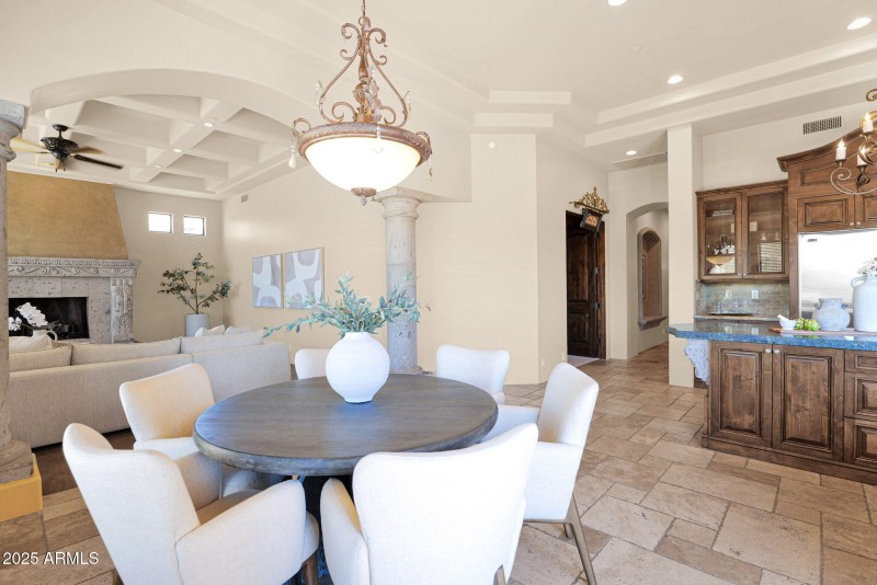 open kitchen dining