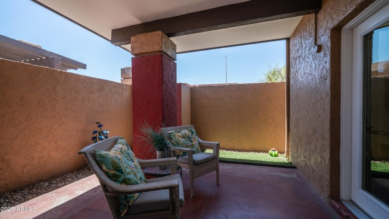 Guest room #2 patio