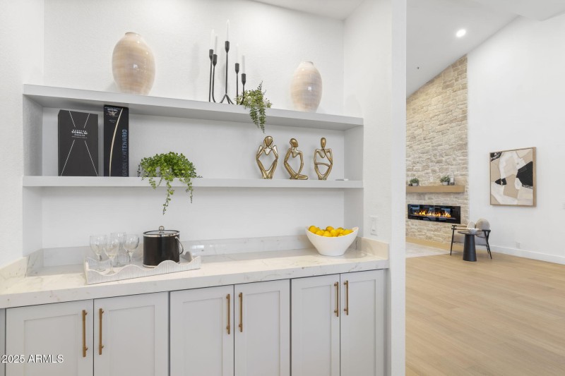Custom Built-in Credenza