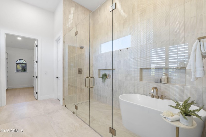 Glass Enclosed Walk-in Shower