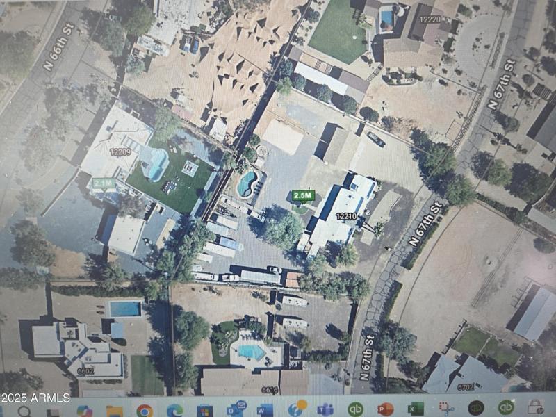 a 67 lot lines arial 8-25