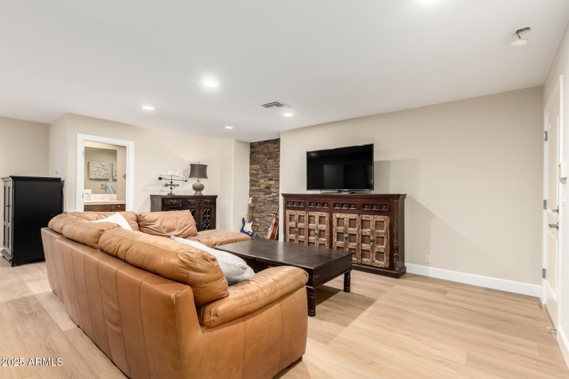Downstairs living