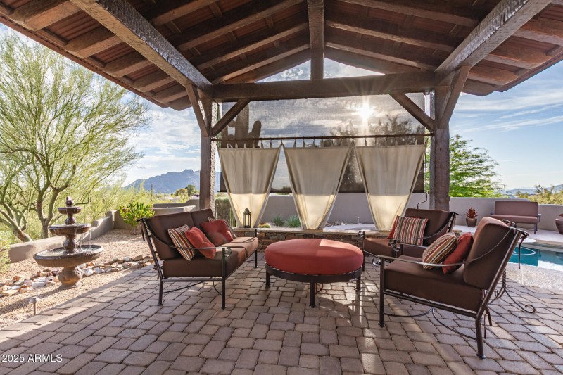 Covered patio