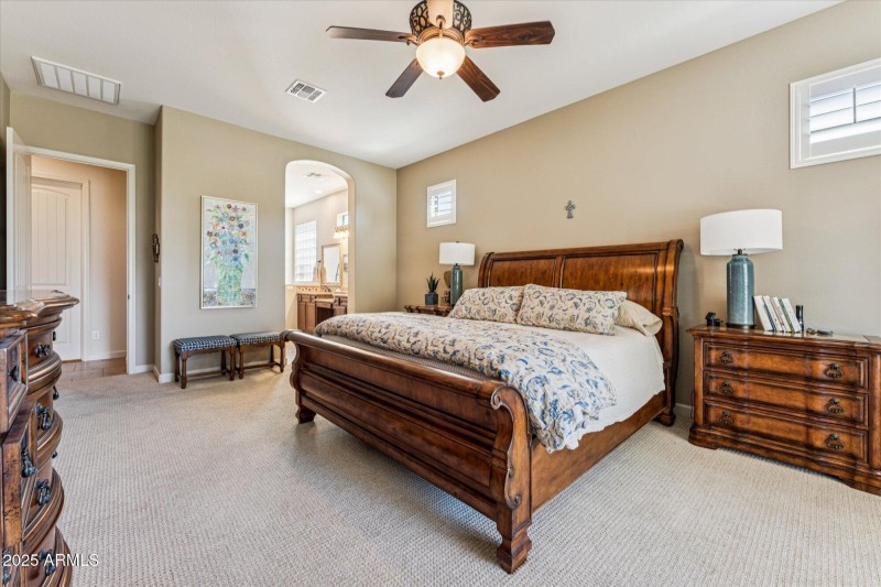 Spacious Bedroom w/ Classic Furnishings