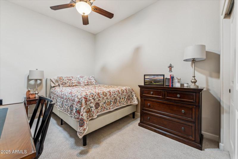 Simple Bedroom with Cozy Bedding