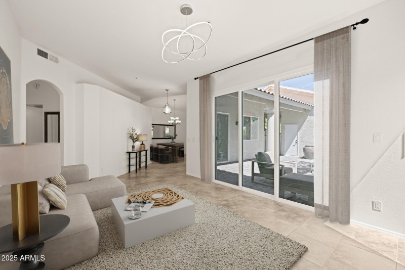 Staged Formal Living