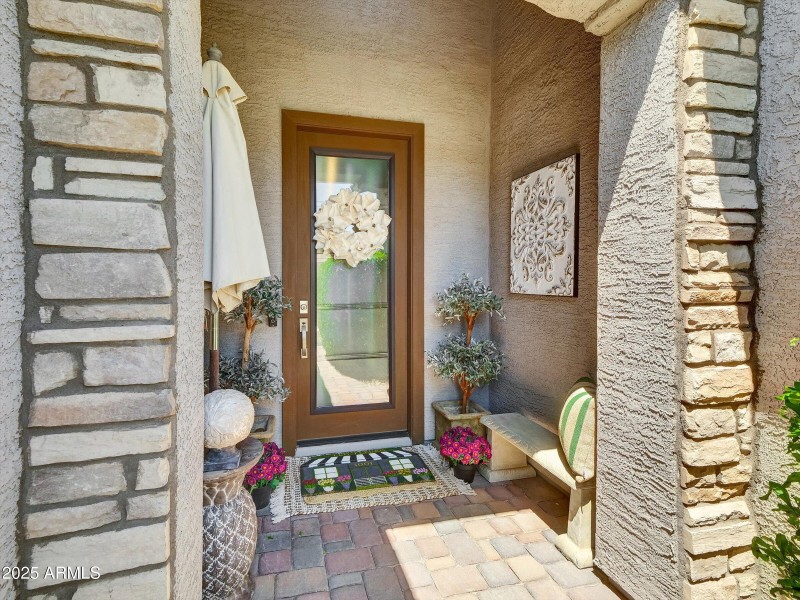 cozy front entry