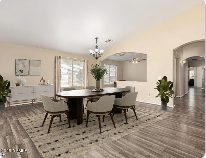 Virtually Staged Front Room