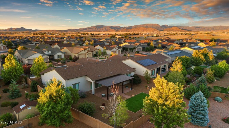Aerial View Backyard
