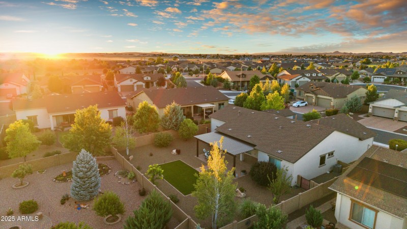 Aerial View Backyard