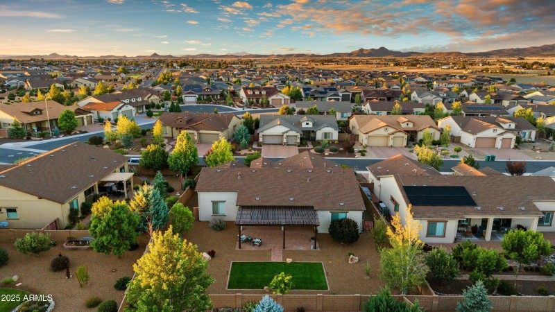 Aerial View Backyard