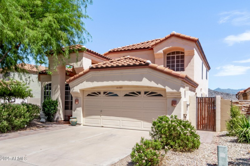 Front side yard view