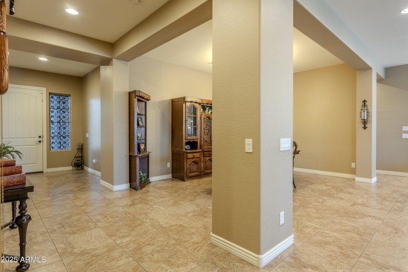 Front Entry to Open Dining