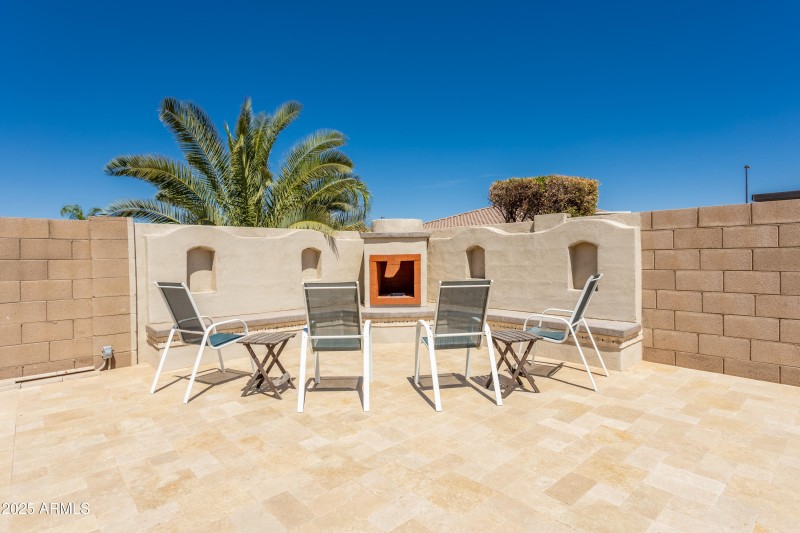 Built In Fireplace