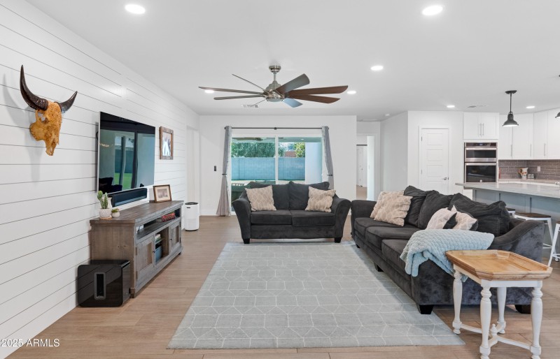 Great room to patio
