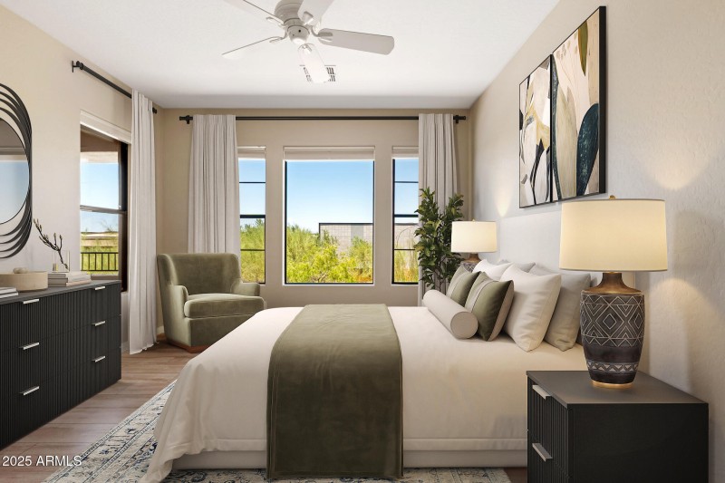 Primary Bedroom - Virtually Staged