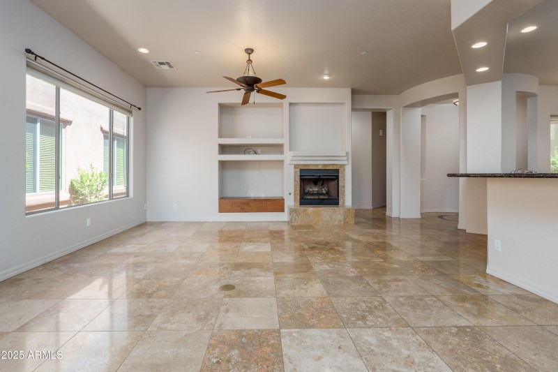 Fireplace and Built Ins