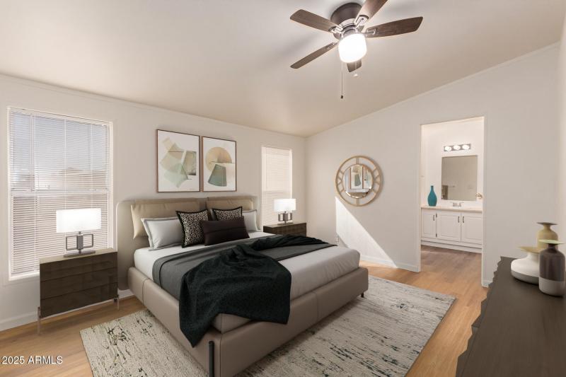 Master Bed Furnished