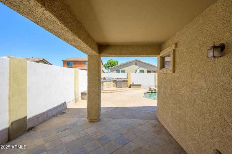 Covered Back Patio
