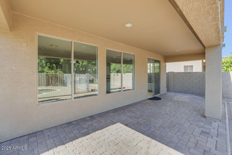 Back patio