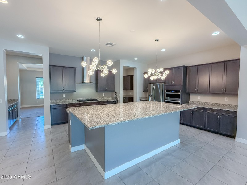 A kitchen island great for entertaining