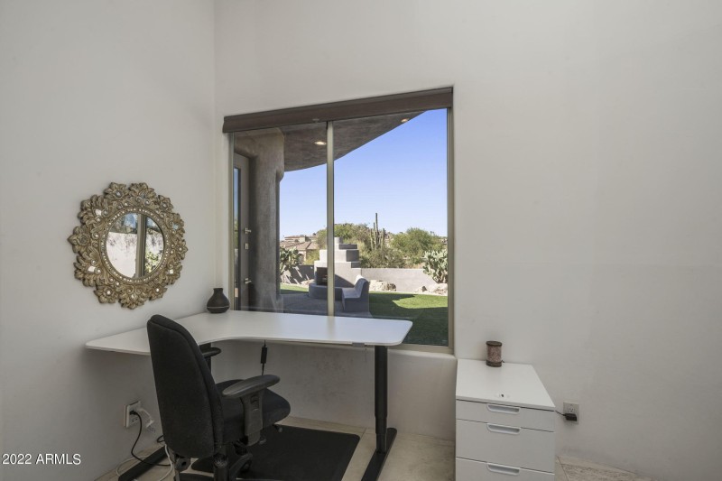 Dedicated Office off Kitchen