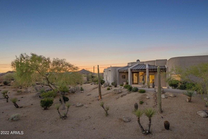 Front Exterior with Desert Landscaping