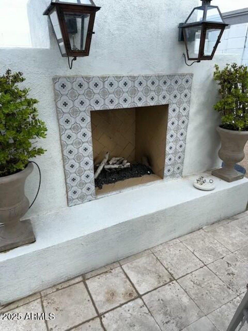 Wood Burning fireplace